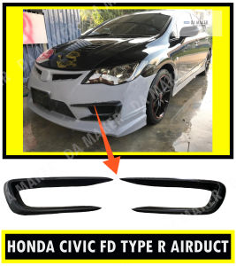 HONDA CIVIC FD TYPE R AIRDUCT 1 PAIR FRONT BUMPER AIR DUCT