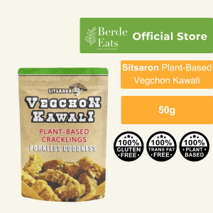 Vegan Vegchon Kawali Plant-Based Lechon Kawali Cracklings Sitsaron (50g) by Vegetari Healthy Bites | Meat-Free Pork-Free Gluten-Free Healthy Chips