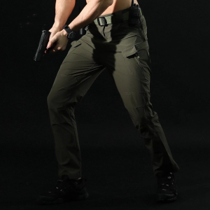 IX7/IX9 Mens Tactical Pants Waterproof Ripstop Fabric Multi Pocket Pants Outdoor Leisure Cargo Pant