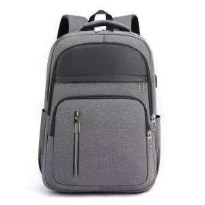 F&S BAG #4045 ADJUSTABLE STRAP CANVAS  SCHOOL BACKPACK FOR MEN   DURABLE OXFORD  CLOTH  16 Inches - FASHIONABLE CASUAL STYLE