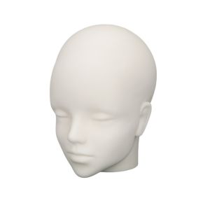MILDPETAL Model Head White Foam Wig Stand Styling Tool 22 Inch Wig Hat Holder Display Stand Professional Cosplay Anime Head Model Stand Salon