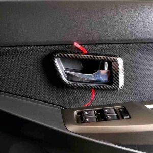 Vemart Perodua Myvi gen3 gm3 axia bezza carbon fiber indoor handle frame garnish accessories 4pcs myvi 2018-2022