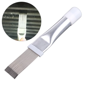 Upgraded Air Conditioner Condenser Fin Cleaning Brush Coil Condenser Fin Straightener Comb Stainless Steel Fin Cleaner