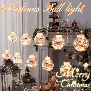 Christmas Lights Wishing Ball Fairy Lights Room Decoration Lights String LED Curtain Lights