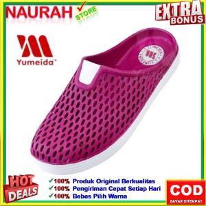 Sandal Slop Wanita Yumeida LD 7072 Sendal Slip On Wanita Karet Anti Slip Awet Sol Nyaman Empuk