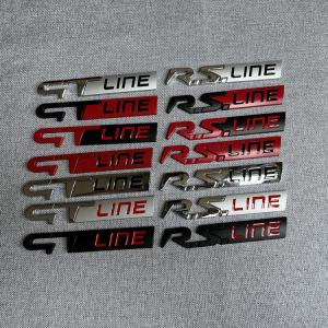 GTLINE logo suitable for Renault Kia logo tail label modification sticker RSLINE labeling Body labeling