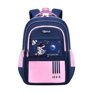 WENKEN BAGS#4020 KIDS 17inches large capacity backpack includes multiple front zip pockets and dual mesh side pockets