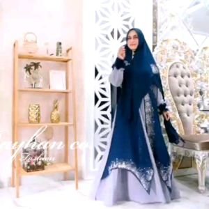 gamis syari Mecca ori by Rayhan mat ceruty babydoll ori