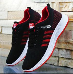 WSF Collection Sepatu Sneakers Fashion Pria HITAM / Sepatu running