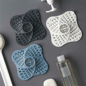 Sink Strainer Anti-clogging Filter Bathroom Drain Floor Kitchen Tool Silicone Floor Drain Cover Anti-blocking Hair Catcher Hair Stopper Plug Trap Shower Floor Drain Covers Sink Strainer Filter Bathroom Kitchen Accessories