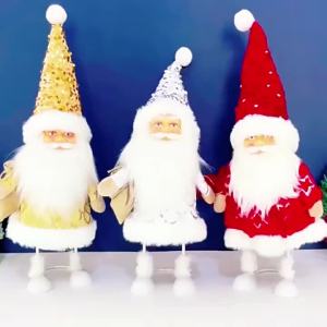 Sacesr Festive Santa Claus Figurine Decorative Christmas Ornaments Perfect for Holiday Decoration Enthusiasts Ornament 8N6Y2