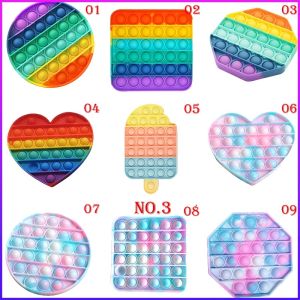 (HCM-Hot) Đồ Chơi Nhấn Bong Bóng Silicon Giảm Căng Thẳng Nhiều Hình Đa Dạng và Vui Nhộn. Đồ chơi giảm stress. Đồ chơi Pop It 2021