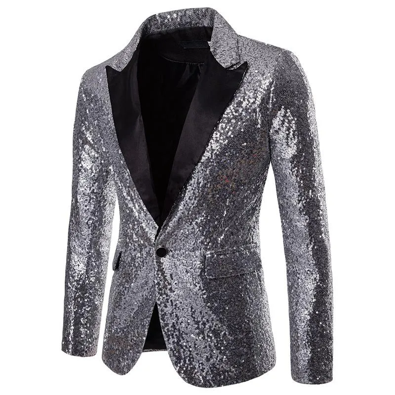 Glitter discount blazer men