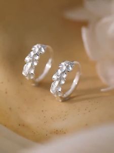 Anting Bunga🌸 桃花立体花朵耳扣 3D Flower Earrings 小众轻奢高级感精致气质百搭 Korean Style Fashion Jewelry Elegant Gift