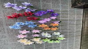 Hoa Ly Kép 4 Bông Cành Dài 80cm - Hoa Ly Giả Cao Cấp Cắm Cổng Cưới Bó Hoa Cô Dâu