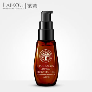 LAIKOU Pure Morocco Argan Oil Hair Nourishing Oil Straightening Curly For Dry Damaged Hair Dry Split Ends Smooth 40ml