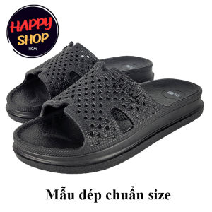 Happy Shop HCM - Dép Quai Ngang Tổ Ong Nam Nữ Đúc Nguyên Khối Big Size Siêu Nhẹ Và Bền - Hàng Chính Hãng - HP415-1D