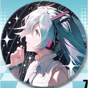 2024 Hot Anime Hatsune Miku Pins Breastpin Badge Cartoon Jewelry Handbag Schoolbag Hat Accessories birthday gift