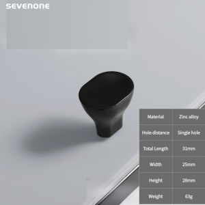 Modern Simple European Wardrobe Door Handle American Zinc Alloy Drawer Handle Black Gold Extended Cabinet Door Handle