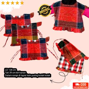 Vest Ulos / Rompi Dewasa Perempuan / Rompi Ulos Batak / Model Rumbai / K P