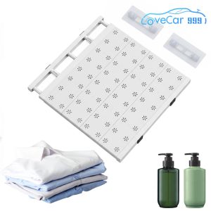 Adjustable Tension Shelf and Rod for Kitchen and Closet Expandable Storage Rack Durable Steel Material Easy to Install and Remove Multi-Functional Organizer for Home Use