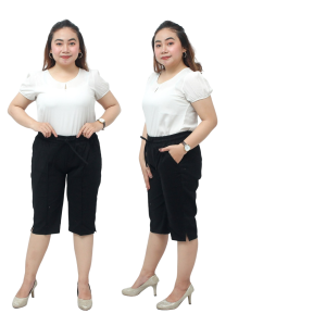 Celana pendek jumbo karet full polos / baggy pant jumbo / celana pendek model big size / celana pendek karet melar jumbo / celana jumbo kasual / celana santai jumbo