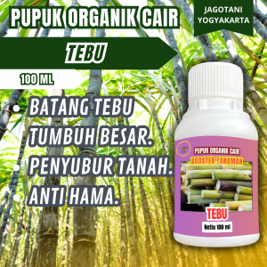 Pupuk Organik Cair Tebu 100 Ml Booster Pemicu Tumbuh lebih Cepat Dan Besar By Jagotani Yogyakarta