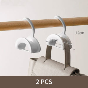 Home Signature Wardrobe Bag Hanger Seamless Hanging Bag Hook Tie Scarf Rack Multifunctional Storage Organizer