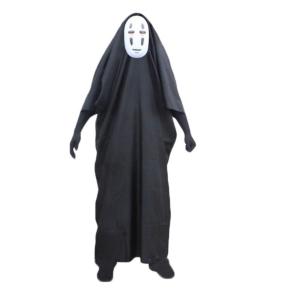 Tidak Ada Wajah Cosplay Hantu Kostum Spirited Away/Panggung Halloween Masker Sarung