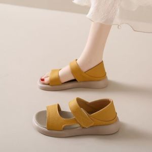 [Free Shipping] Sandals With Flat Soles Suitable For Outdoor Wear Summer Sandals With Magic Soft Soles Dual-Use Roman Style Casual Beach-Friendly For Women