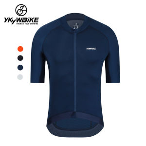 YKYWBIKE Cycling Jersey Soft Light Bike Shirts Bamboo Charcoal Fiber fabric Breathable Team Sports Men Bicycle Clothing