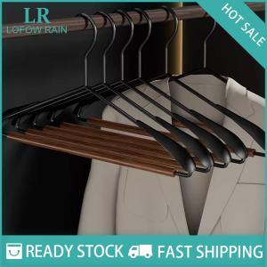 LF Wholesale✨Flash Sale ✨ Thickened Wide-shoulder Beech Iron Suit Hanger Seamless Non-slip Paint Metal Hanger Home Hotel Dry And Wet Dual-use Hange
