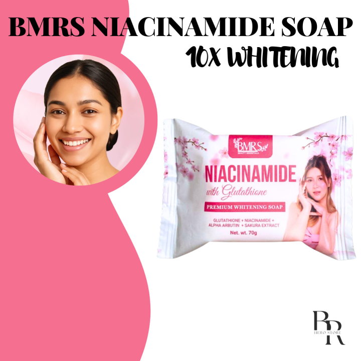 glutathione soap whitening legit Strong with extract gluta. 1X BOTTLE BMRS Niacinamide with Glutathione Premium