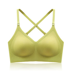 (SG InStock) U Back & Criss Cross Back Seamless Latex Bra. Many Design (Wireless. Seamless. Strapless. Sports) - TSB20