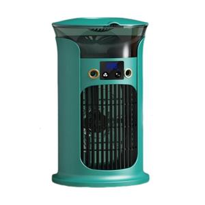 Portable Small Air Cooling USB Charging Desktop Fan with 3 Adjustable Speeds and LED Lighting for Bedroom or Office Use