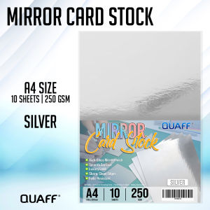 QUAFF Mirror Card Stock A4 10 Sheets 250 GSM ( 10 sheets/pack )