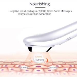 Face Care Rejuvenation Machine Electric Hot Cold Facial Beauty Ultrasonic Cool Warm Face Massage Photon Skin Massager