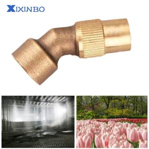 XIXINBO Agricultural Copper Spray Nozzle With Adjustable Mist Function For Garden Irrigation And Cleaning Applications