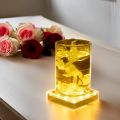 Simplelight 5 Inch Square Led Light Base - Light Base for Glass Art, Ideal Led Display for Vases - Lighted Base for Glass Art (5inch Square LED Vase Base Light, Soft White). 