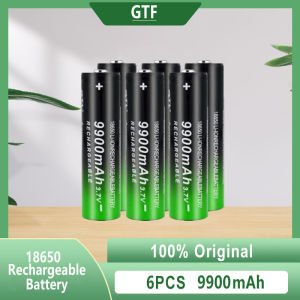 18650 9900mAh Li-ion Rechargeable Battery 3.7V For Flashlight Torch Battery + Liitokala Lii-202 2slot USB charger