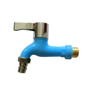 Ball Vave Kran Tembok Taman Wastafel Plastik Drat Kuningan ½ Inci