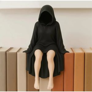 Halloween Statues Tabletop Figurine Women Sitting Figure Ornaments Decorations Shelf Furniture For Bedroom Livingroom Home