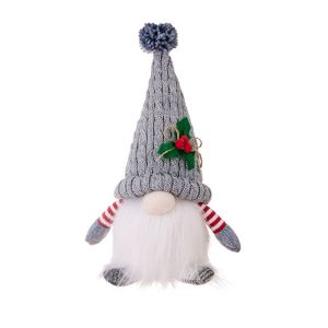 WARM STOP Handmade Christmas Dwarf Knitted Hat With Lights Gnome Doll Dwarf Doll Cartoon Reusable Faceless Doll Party