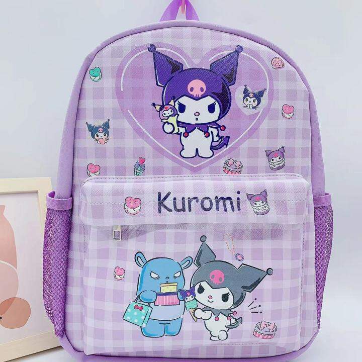 kuromi Pochacco sanrio Cinnamoroll Cartoon San Liou PU backpack for ...