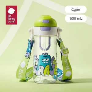 Bc Babycare 600mL Sports Water Cup Large Capacity Childrens Straw Cup Male and Female High Beauty Student Cup Portable Water Bottle