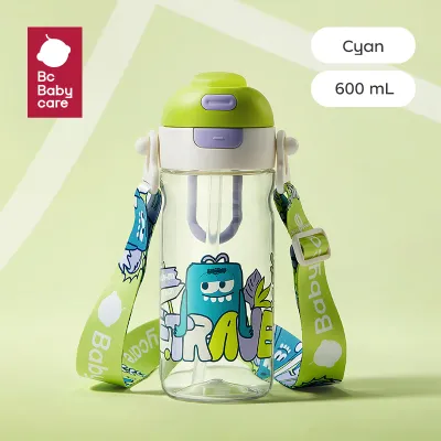 Bc Babycare 600mL Sports Water Cup Large Capacity Childrens Straw Cup Male and Female High Beauty Student Cup Portable Water Bottle
