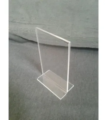 display akrilik nomer meja 12x8 cm