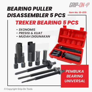 Grip-On Alat Lepas Bearing - Treker Bearing 5 Pcs - Bearing Puller Disassembler 5Pcs - Treker Bearing Dalam Grip On - Bearing Separator 18-835