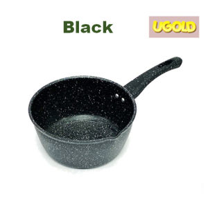 Hot Chef 18cm Non Stick Granite Coating Sauce Pan | Non Stick Pan | Kuali Tak Melekat | Kitchenware Cookware