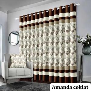 PROMO Gorden Pintu DAn Jendela SMokring 12 ring